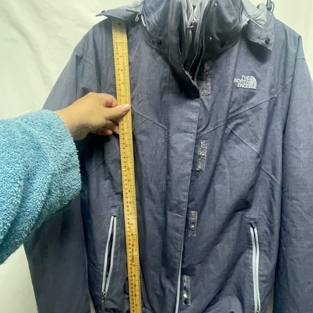 The North Face Womens Purple The NorthInsulated Hyvent Jacket Hooded Size Medium - Picture 12 of 16